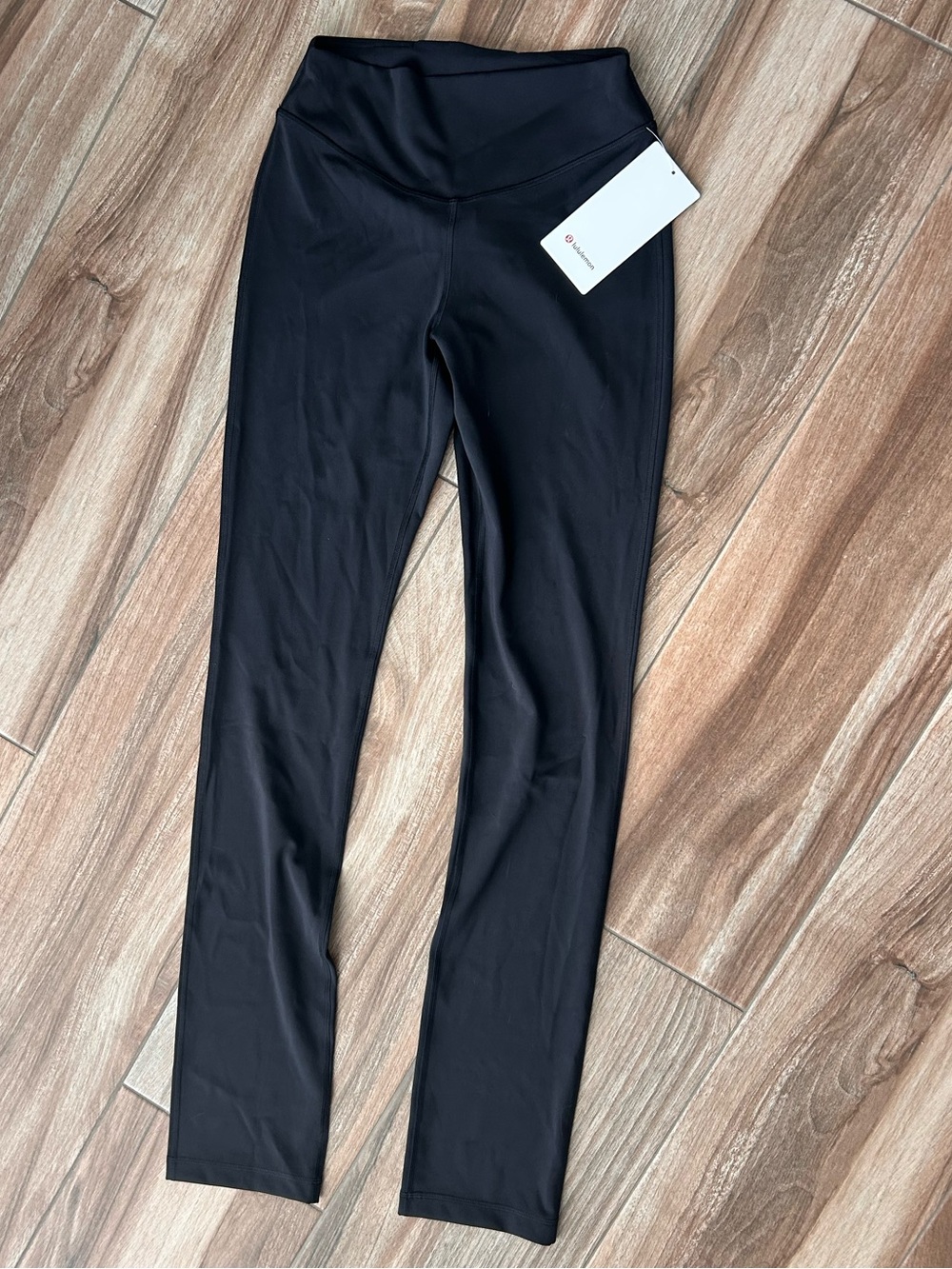 NWT Lululemon Wunder Under SmoothCover Scrunch Pant Black Size 8